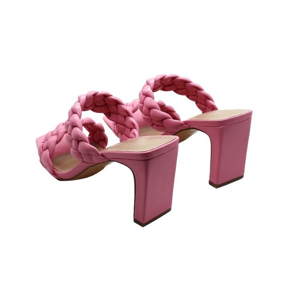 BCBGeneration Pink Braided Sandals - Picture 7 of 8